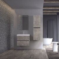  Belux Шкаф-полупенал Бостон П 35 (31, бетон чикаго светло-серый) - Превью изображения №2 — Интернет-магазин ПроЗаказ