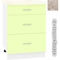 Кортекс-мебель Корнелия Лира НШ60р3ш (салатовый/марсель)