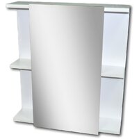 Гамма Шкаф с зеркалом 07т (белый)