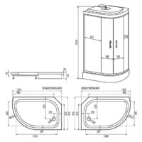 Душевая кабина Erlit ER3512PL-C3-RUS 120x80 - Превью изображения №2 — Интернет-магазин ПроЗаказ