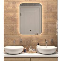 Континент Зеркало Burzhe LED 50x70 (бесконтактный сенсор, холодная подсветка)