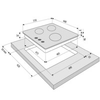Варочная панель Krona Corniola 45 BL - Превью изображения №12 — Интернет-магазин ПроЗаказ
