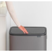 Мусорное ведро Brabantia Bo Touch Bin 60 л (платиновый) - Превью изображения №10 — Интернет-магазин ПроЗаказ