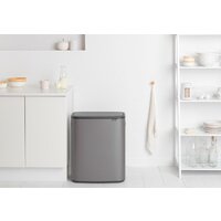 Мусорное ведро Brabantia Bo Touch Bin 60 л (платиновый) - Превью изображения №5 — Интернет-магазин ПроЗаказ