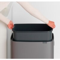 Мусорное ведро Brabantia Bo Touch Bin 60 л (платиновый) - Превью изображения №9 — Интернет-магазин ПроЗаказ