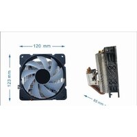 Кулер для процессора Gembird CPU-HURACAN-ARGB-X140 - Превью изображения №5 — Интернет-магазин ПроЗаказ