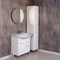  Onika Шкаф-пенал для ванной Модерн 26.17 L с корзиной (402606) - Превью изображения №4 — Интернет-магазин ПроЗаказ