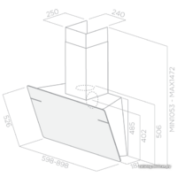 Кухонная вытяжка Elica L'essenza BL/A/90 [PRF0117374] - Превью изображения №4 — Интернет-магазин ПроЗаказ