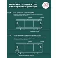 Фронтальный экран под ванну Comfort Alumin 1.7 (мрамор кварцевый) - Превью изображения №5 — Интернет-магазин ПроЗаказ