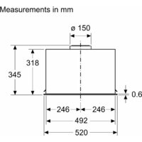 Кухонная вытяжка Bosch Serie 6 DLN56AC60 - Превью изображения №8 — Интернет-магазин ПроЗаказ