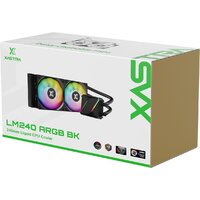 Система жидкостного охлаждения для процессора XASTRA LM240 ARGB BK - Превью изображения №8 — Интернет-магазин ПроЗаказ