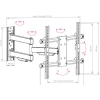 Кронштейн для телевизора Arm Media PARAMOUNT-40 - Превью изображения №3 — Интернет-магазин ПроЗаказ