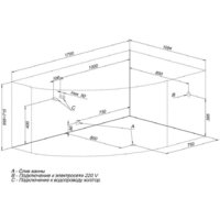 Ванна Aquanet Capri 170x110 R (с каркасом и экраном) - Превью изображения №5 — Интернет-магазин ПроЗаказ