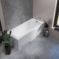 Ванна Lauter Amelia 160 21204060 (с ножками, серым подголовником и белым лицевым экраном) - Превью изображения №9 — Интернет-магазин ПроЗаказ