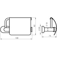 Набор для туалета Rubineta Este 670117 (хром) - Превью изображения №7 — Интернет-магазин ПроЗаказ