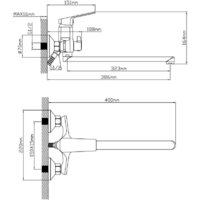 Смеситель AV Engineering AVWIN7-BL165-122 - Превью изображения №2 — Интернет-магазин ПроЗаказ