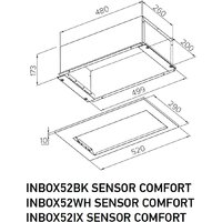 Кухонная вытяжка Meferi INBOX52IX Sensor Comfort - Превью изображения №14 — Интернет-магазин ПроЗаказ