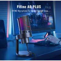 Проводной микрофон FIFINE A8 Plus - Превью изображения №2 — Интернет-магазин ПроЗаказ