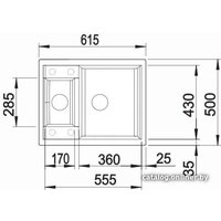 Кухонная мойка Blanco Metra 6 525922 (черный) - Превью изображения №2 — Интернет-магазин ПроЗаказ