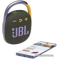 Беспроводная колонка JBL Clip 4 (зеленый) - Превью изображения №6 — Интернет-магазин ПроЗаказ