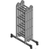 Лестница-трансформер Новая высота NV 132 многофункциональная 4x4 ступени - Превью изображения №5 — Интернет-магазин ПроЗаказ