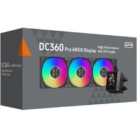 Система жидкостного охлаждения для процессора PCCooler DC360 Pro ARGB Display (черный) - Превью изображения №5 — Интернет-магазин ПроЗаказ