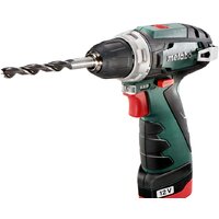 Дрель-шуруповерт Metabo PowerMaxx BS Basic 600080500 (с 2-мя АКБ 2 Ah) - Превью изображения №2 — Интернет-магазин ПроЗаказ