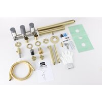 Душевая система  Abber Perfekte 316 AF8A50BG (золото брашированное) - Превью изображения №2 — Интернет-магазин ПроЗаказ