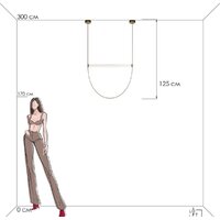 Подвесная люстра LOFT IT Liana 10221/1250 - Превью изображения №8 — Интернет-магазин ПроЗаказ