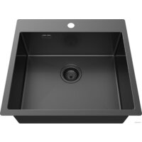 Кухонная мойка Aquasanita Aira AIR 100 N-T (графит) - Превью изображения №2 — Интернет-магазин ПроЗаказ