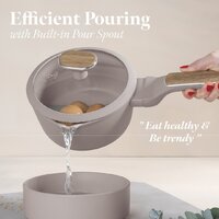 Набор кастрюль Berlinger Haus Taupe Nordic Collection BH-8344 - Превью изображения №7 — Интернет-магазин ПроЗаказ