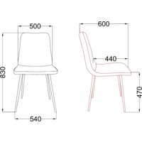 Стул Алвест Av 435 (сливовый бархат/черный) - Превью изображения №9 — Интернет-магазин ПроЗаказ