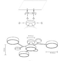 Люстра средней высоты Velante 446-207-04 - Превью изображения №2 — Интернет-магазин ПроЗаказ