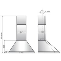 Кухонная вытяжка Elikor Сигма 90П-650-К3Д 961893 (антрацит/бронза) - Превью изображения №2 — Интернет-магазин ПроЗаказ