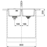 Кухонная мойка Franke Maris MRG 620-35-35 114.0741.199 (оникс) - Превью изображения №4 — Интернет-магазин ПроЗаказ