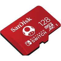 Карта памяти SanDisk Nintendo Switch Licensed Card Super Mario Edition microSDXC 128GB SDSQXAO-128G-GN3ZN - Превью изображения №2 — Интернет-магазин ПроЗаказ