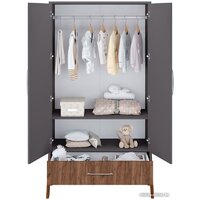Шкаф распашной Polini Kids Porto 3100 0002573.164 (графит/дуб крафт) - Превью изображения №2 — Интернет-магазин ПроЗаказ