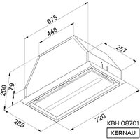 Кухонная вытяжка Kernau KBH 08701 W - Превью изображения №2 — Интернет-магазин ПроЗаказ
