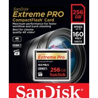 Карта памяти SanDisk Extreme Pro CompactFlash 256GB [SDCFXPS-256G-X46] - Превью изображения №3 — Интернет-магазин ПроЗаказ
