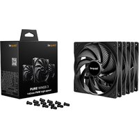 Комплект вентиляторов для корпуса be quiet! Pure Wings 3 140mm PWM HS BL138 - Превью изображения №2 — Интернет-магазин ПроЗаказ