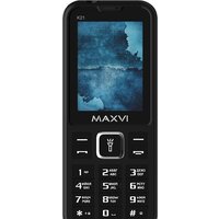 Кнопочный телефон Maxvi K21 (черный) - Превью изображения №2 — Интернет-магазин ПроЗаказ