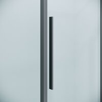 Душевая дверь Niagara Nova NG-34-11AGR 110x195 (графит/прозрачное стекло) - Превью изображения №2 — Интернет-магазин ПроЗаказ