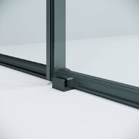 Душевая дверь Niagara Nova NG-34-11AGR 110x195 (графит/прозрачное стекло) - Превью изображения №5 — Интернет-магазин ПроЗаказ