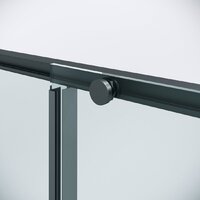 Душевая дверь Niagara Nova NG-34-11AGR 110x195 (графит/прозрачное стекло) - Превью изображения №4 — Интернет-магазин ПроЗаказ