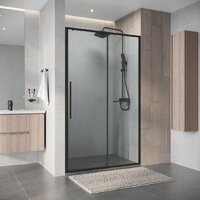 Душевая дверь Niagara Nova NG-34-11AGR 110x195 (графит/прозрачное стекло) - Превью изображения №7 — Интернет-магазин ПроЗаказ