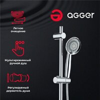 Душевая система  Agger Retro A1993500 - Превью изображения №4 — Интернет-магазин ПроЗаказ