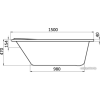 Ванна Santek Ибица 150x100 R [1WH112035] - Превью изображения №2 — Интернет-магазин ПроЗаказ