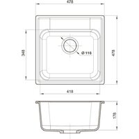 Кухонная мойка Reflexion Etude RF0353WH - Превью изображения №7 — Интернет-магазин ПроЗаказ