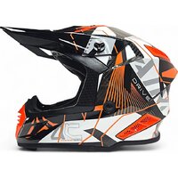 Мотошлем AIM RH855 Carbon Razor RH855R-DWR-XS (XS, белый/красный) - Превью изображения №3 — Интернет-магазин ПроЗаказ