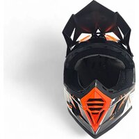 Мотошлем AIM RH855 Carbon Razor RH855R-DWR-XS (XS, белый/красный) - Превью изображения №6 — Интернет-магазин ПроЗаказ